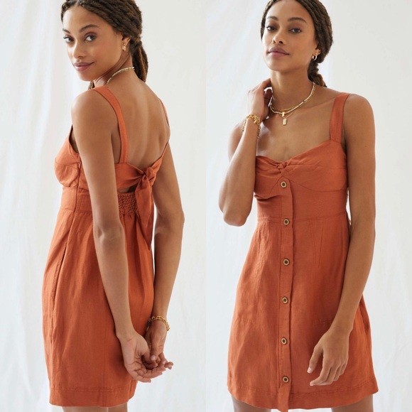 Maeve Anthropologie Twist Front Mini Dress - Picture 9 of 14